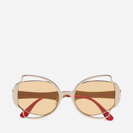 Солнцезащитные очки RETROSUPERFUTURE x Marni Route Of The Sun, цвет серебряный, размер 57mm