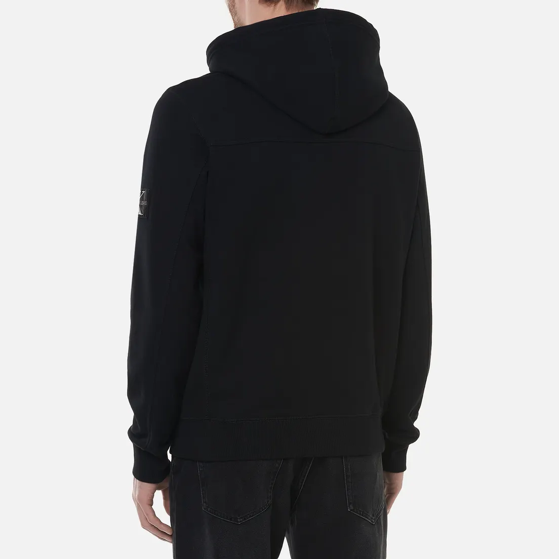 Calvin Klein Jeans Мужская толстовка Monogram Sleeve Badge Hoodie