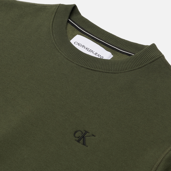 Мужская толстовка Calvin Klein Jeans Embroidered Logo Deep Depths