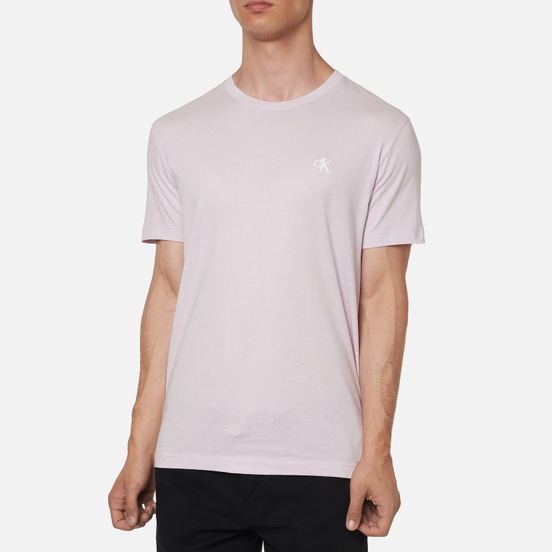 Мужская футболка Calvin Klein Jeans Essential Monogram Logo Orchid Hush