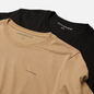 Комплект мужских футболок Calvin Klein Jeans 2 Pack Slim Travertine/Black фото - 1