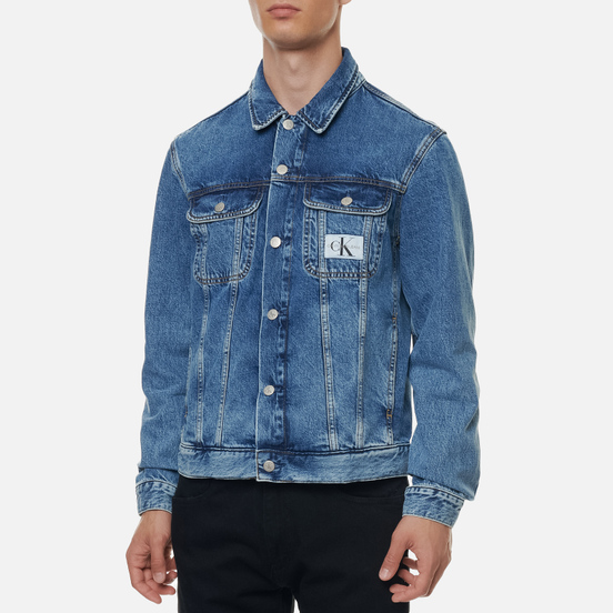 Мужская джинсовая куртка Calvin Klein Jeans 90s Denim Icn Mid Blue