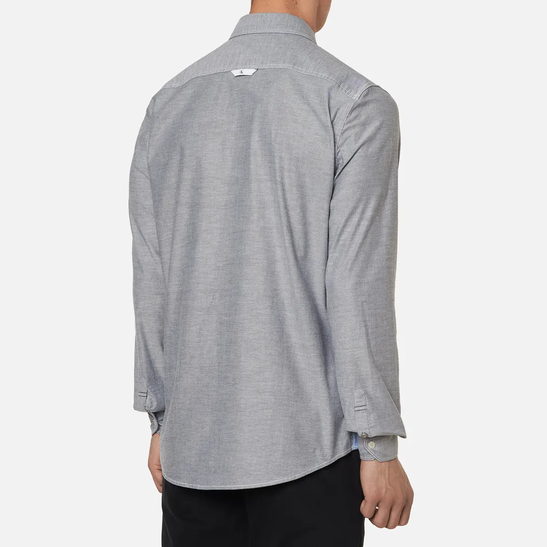 Calvin Klein Jeans Мужская рубашка Chambray Slim Stretch