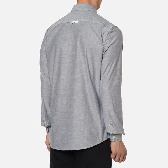 Мужская рубашка Calvin Klein Jeans Chambray Slim Stretch Night Sky