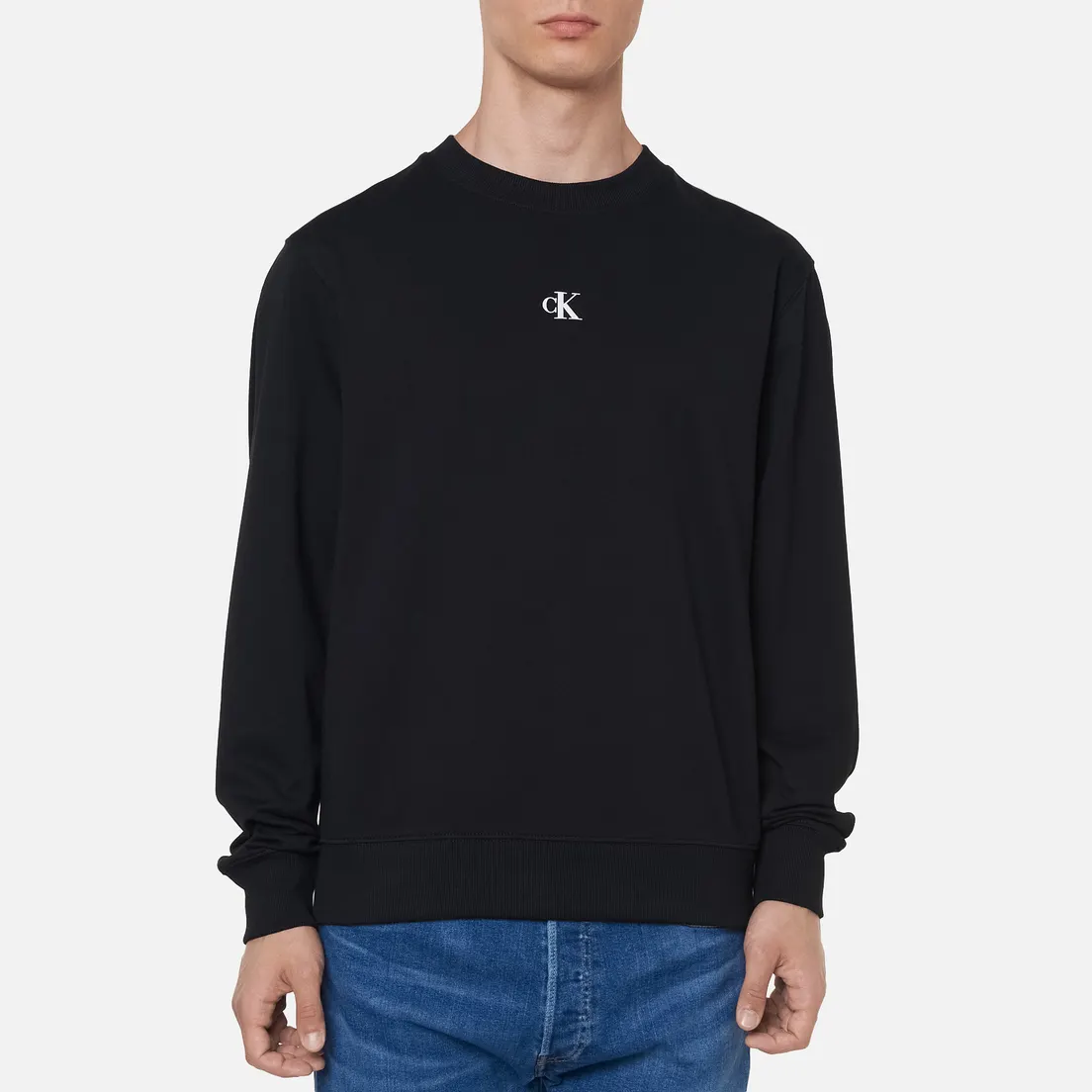 Calvin Klein Jeans Мужская толстовка Puff Print Crew Neck