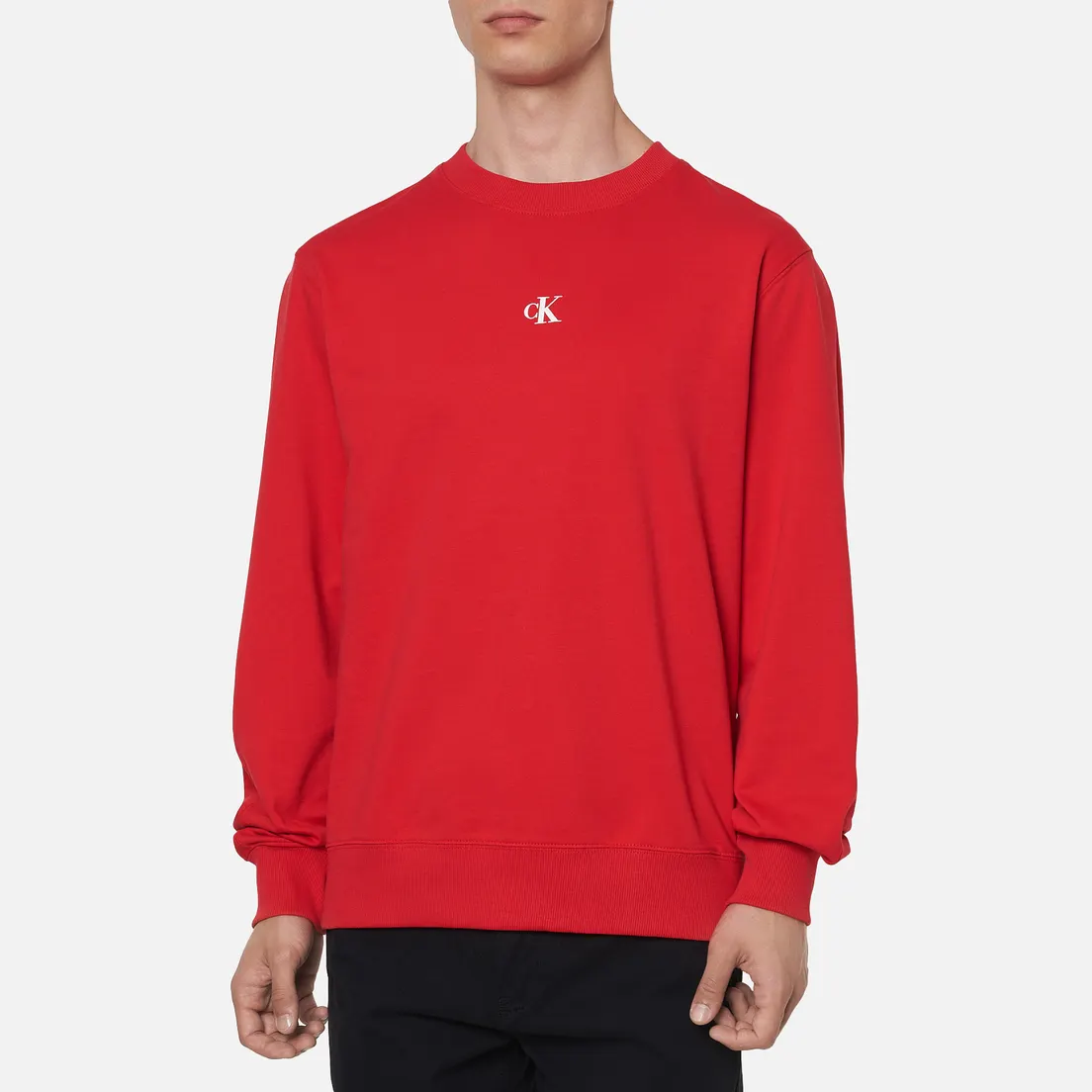 Calvin Klein Jeans Мужская толстовка Puff Print Crew Neck