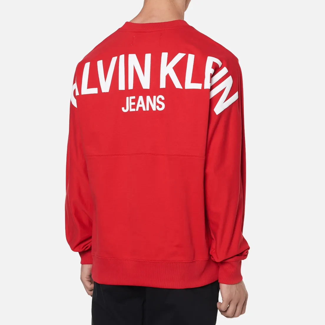 Calvin Klein Jeans Мужская толстовка Puff Print Crew Neck