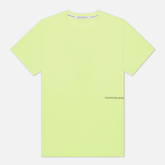 Мужская футболка Calvin Klein Jeans Back Skater Print Safety Yellow