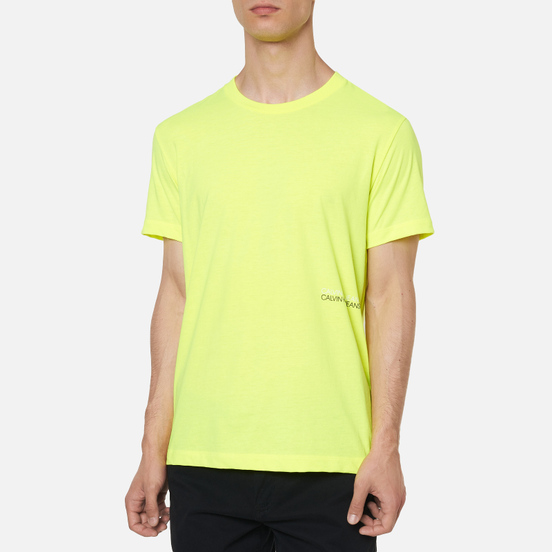 Мужская футболка Calvin Klein Jeans Back Skater Print Safety Yellow