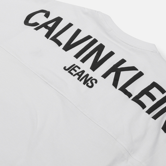Мужская футболка Calvin Klein Jeans Puff Print Back Logo Bright White