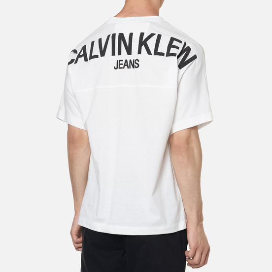 Мужская футболка Calvin Klein Jeans Puff Print Back Logo Bright White