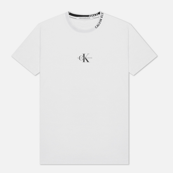 Мужская футболка Calvin Klein Jeans Center Monogram Bright White