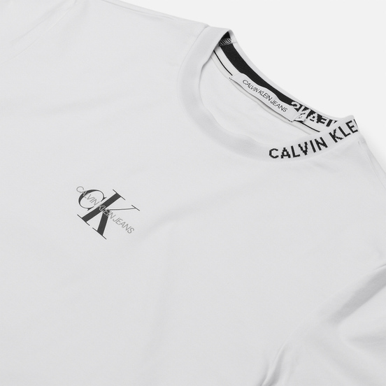 Мужская футболка Calvin Klein Jeans Center Monogram Bright White