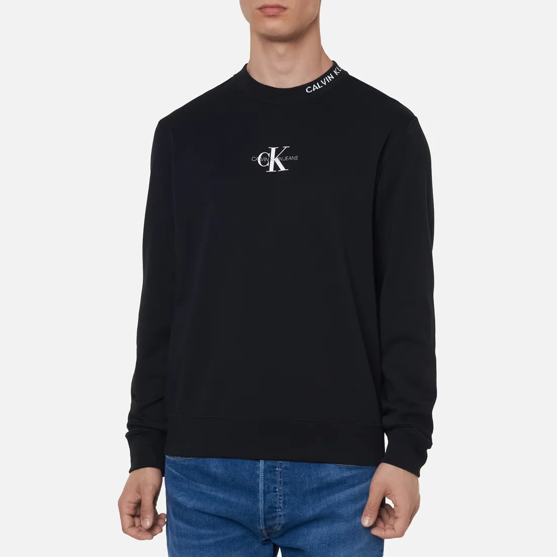 Calvin Klein Jeans Мужская толстовка Center Monogram Crew Neck