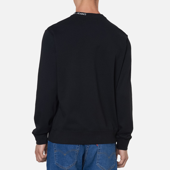 Мужская толстовка Calvin Klein Jeans Center Monogram Crew Neck Black