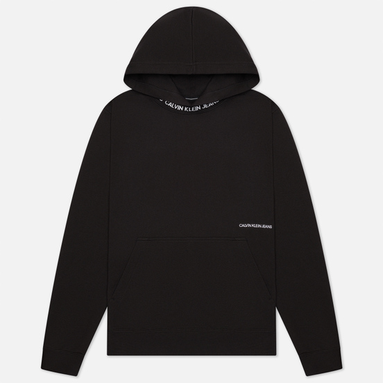 Мужская толстовка Calvin Klein Jeans Subtle Institutional Logo Hoodie Black