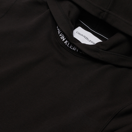 Мужская толстовка Calvin Klein Jeans Subtle Institutional Logo Hoodie Black