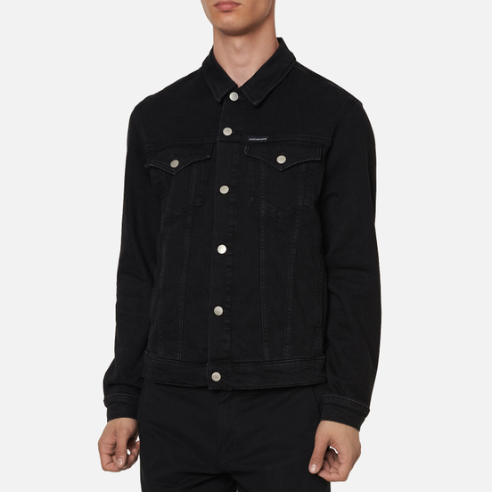 Мужская джинсовая куртка Calvin Klein Jeans Foundation Slim Washed Black