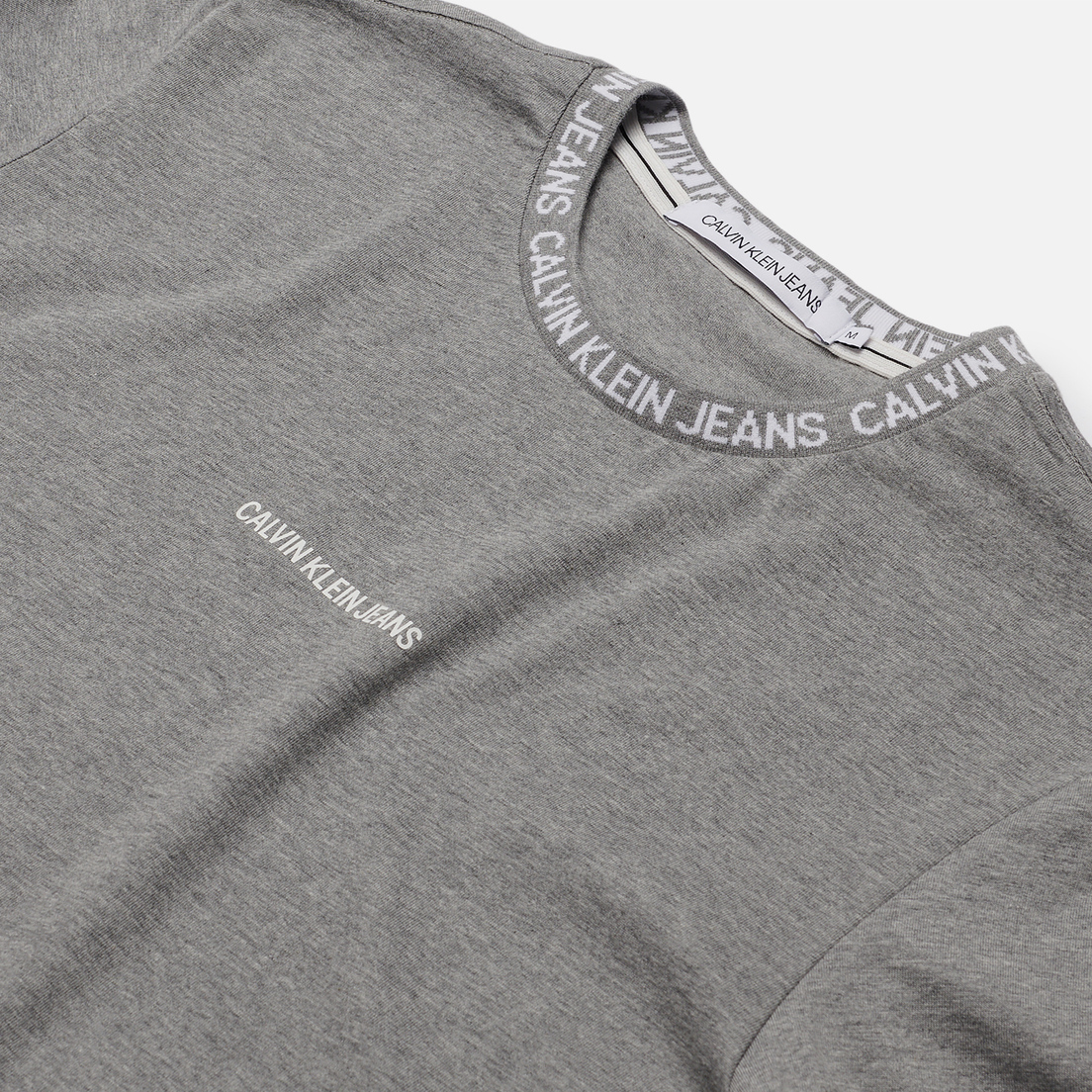 Calvin Klein Jeans Мужская футболка Institutional Collar Logo