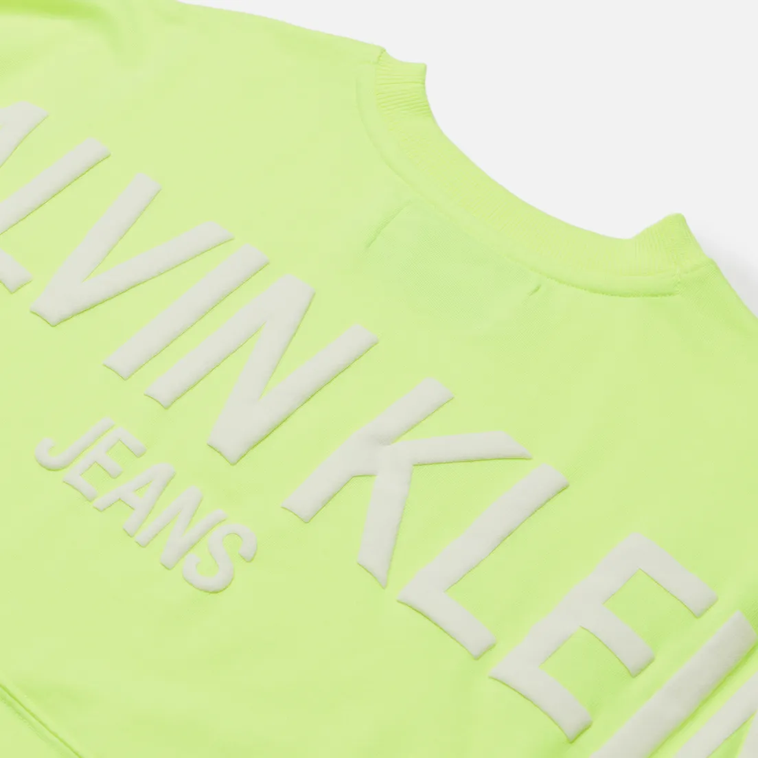 Calvin Klein Jeans Мужская толстовка Back Logo Neon Crewneck