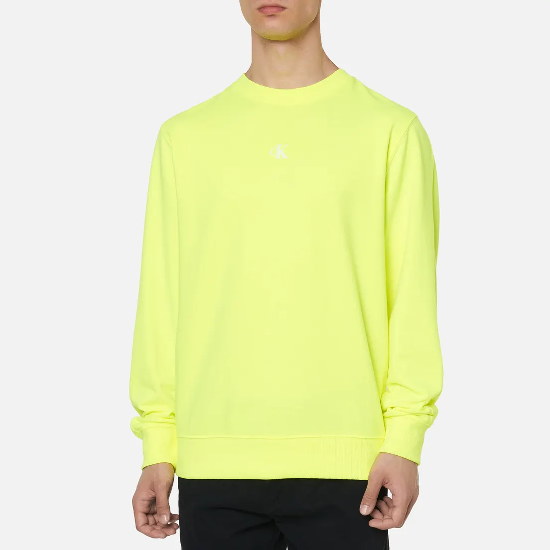 Calvin Klein Jeans Мужская толстовка Back Logo Neon Crewneck