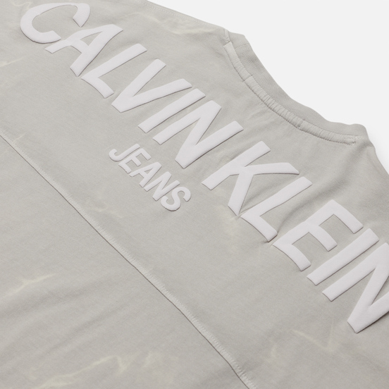 Мужская футболка Calvin Klein Jeans Lava Dye Antique Grey