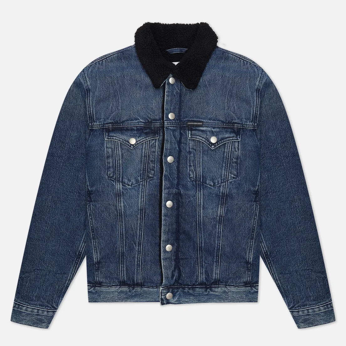 Calvin Klein Jeans Мужская джинсовая куртка Foundation Sherpa
