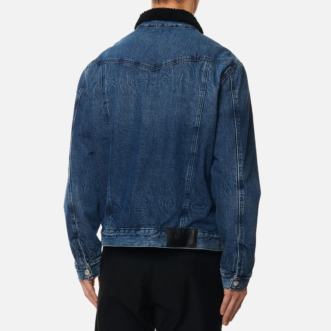 Calvin Klein Jeans Мужская джинсовая куртка Foundation Sherpa