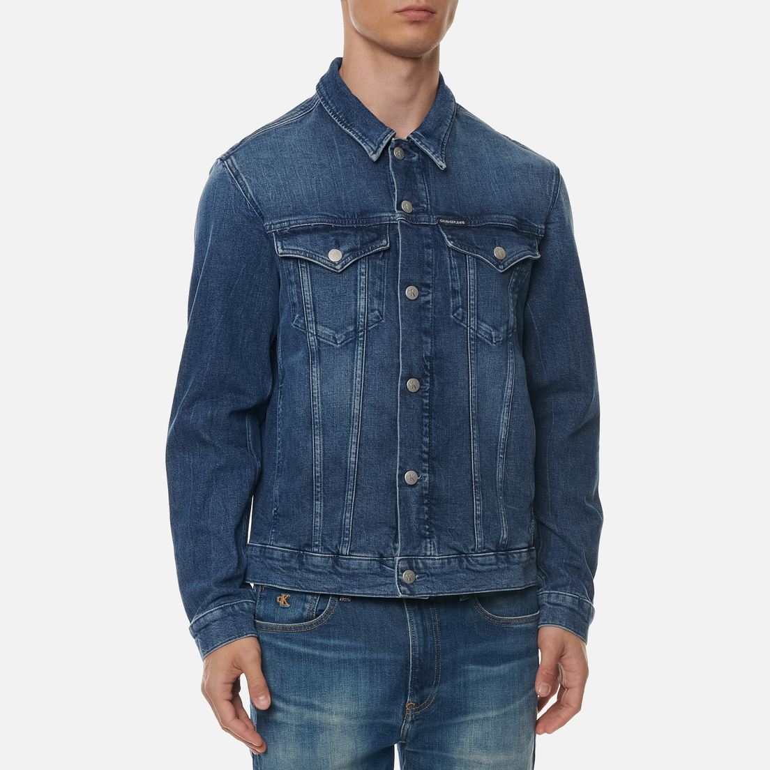 Calvin Klein Jeans Мужская джинсовая куртка Foundation