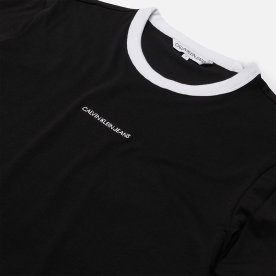 Мужская футболка Calvin Klein Jeans Ringer Black