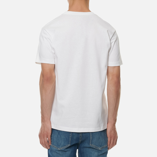 Мужская футболка Calvin Klein Jeans Round Distorted Bright White