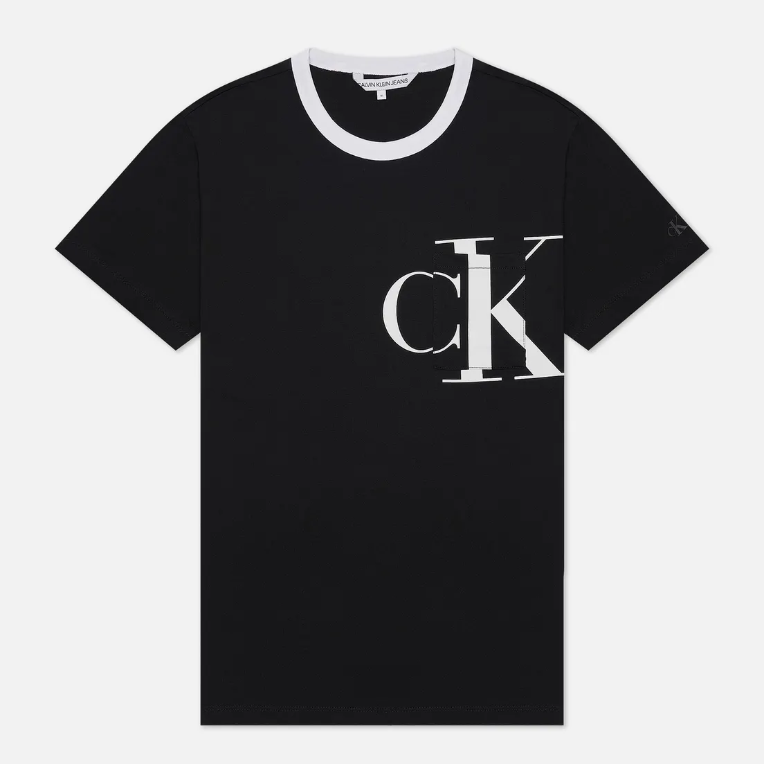 Calvin Klein Jeans Мужская футболка Round Distorted Pocket
