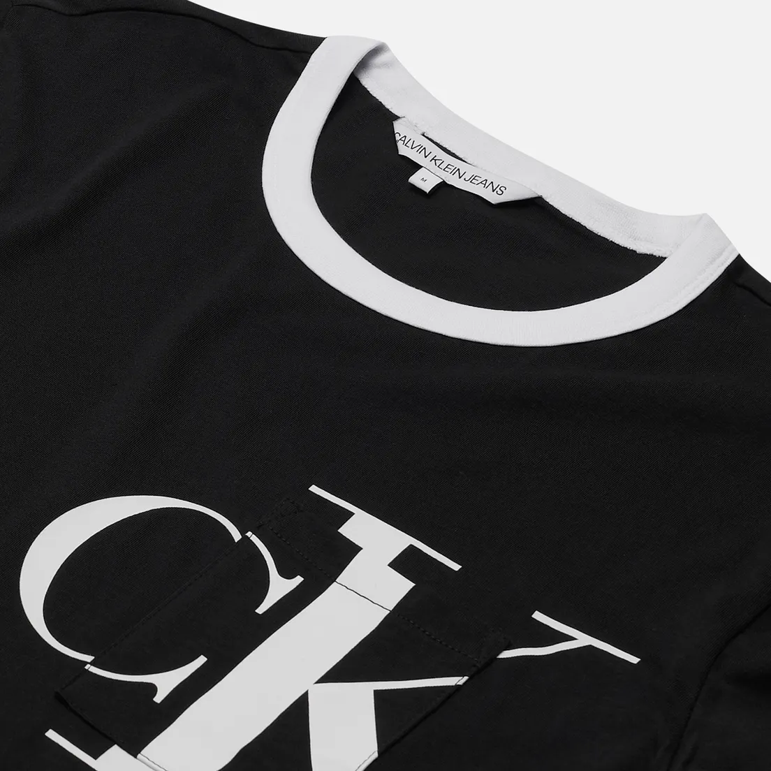 Calvin Klein Jeans Мужская футболка Round Distorted Pocket