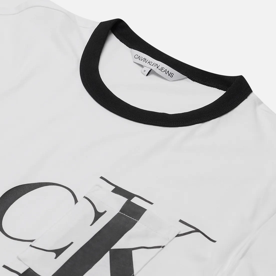 Calvin Klein Jeans Мужская футболка Round Distorted Pocket