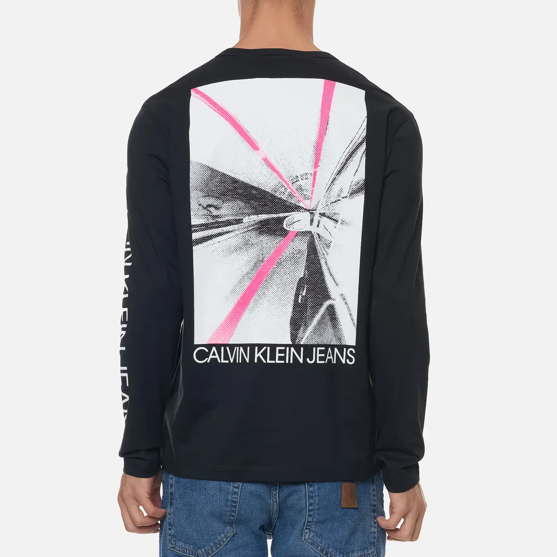 Calvin Klein Jeans Мужской лонгслив Car Photoprint