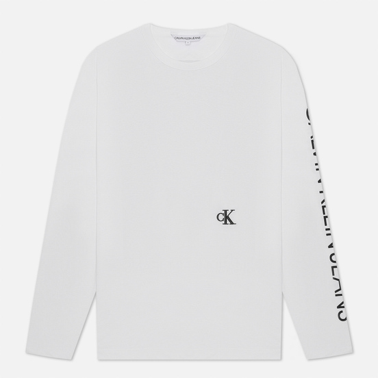 Мужской лонгслив Calvin Klein Jeans Car Photoprint Bright White