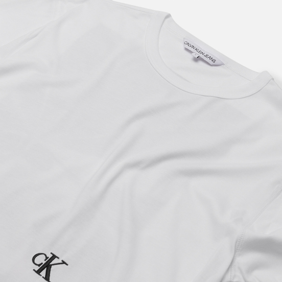 Мужской лонгслив Calvin Klein Jeans Car Photoprint Bright White