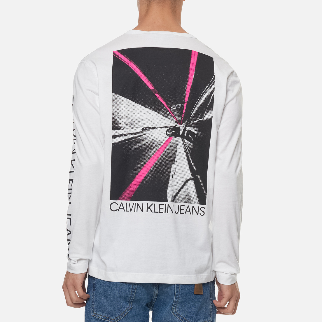 Calvin Klein Jeans Мужской лонгслив Car Photoprint
