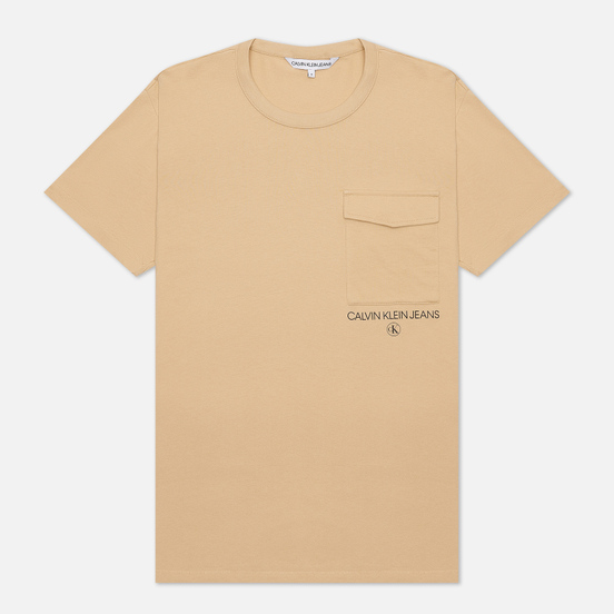 Мужская футболка Calvin Klein Jeans Instit Utility Pocket Irish Cream