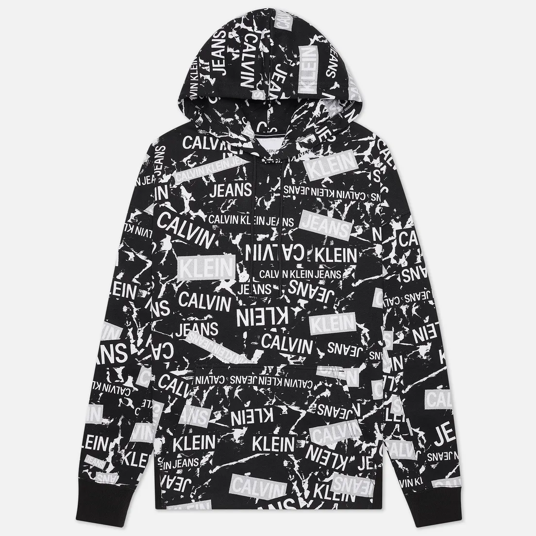 Calvin Klein Jeans Мужская толстовка All Over Print Hoodie