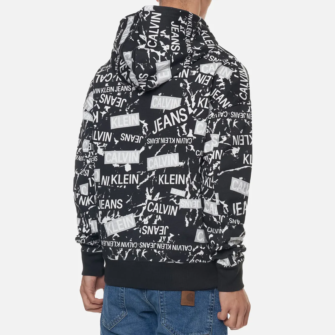 Calvin Klein Jeans Мужская толстовка All Over Print Hoodie