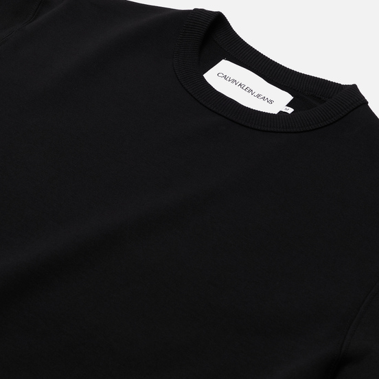 Мужская толстовка Calvin Klein Jeans Stretch Logo Crew Neck Black