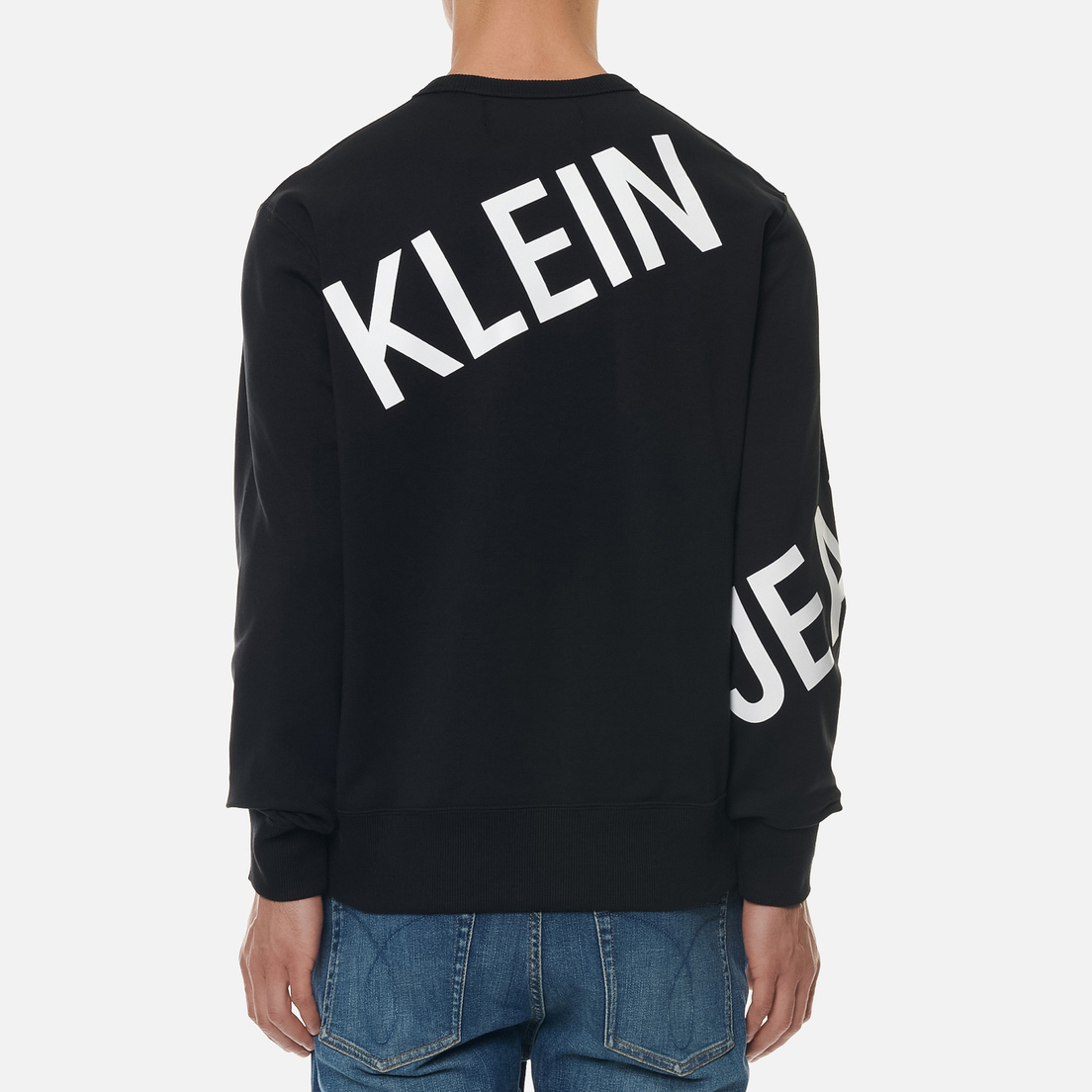 Calvin Klein Jeans Мужская толстовка Stretch Logo Crew Neck
