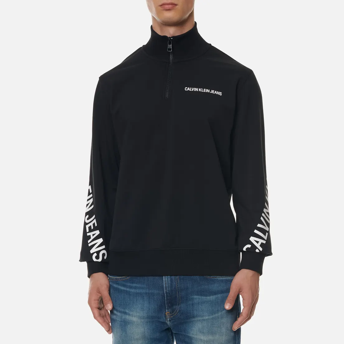 Calvin Klein Jeans Мужская толстовка Stretch Logo Half Zip