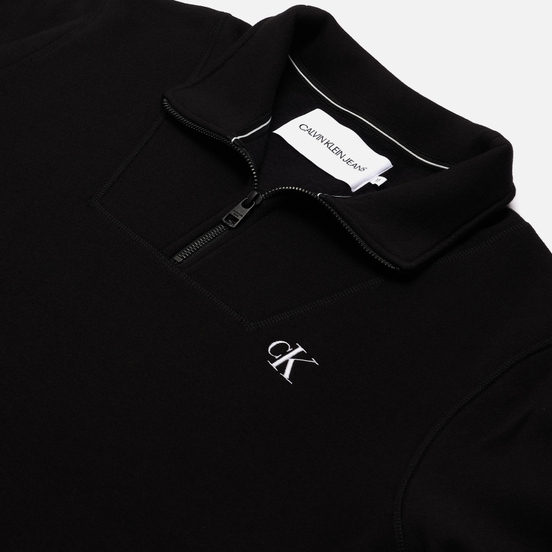 Мужская толстовка Calvin Klein Jeans Essential Mock Neck Black
