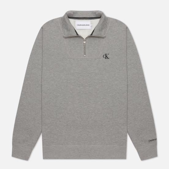 Мужская толстовка Calvin Klein Jeans Essential Mock Neck Mid Grey Heather