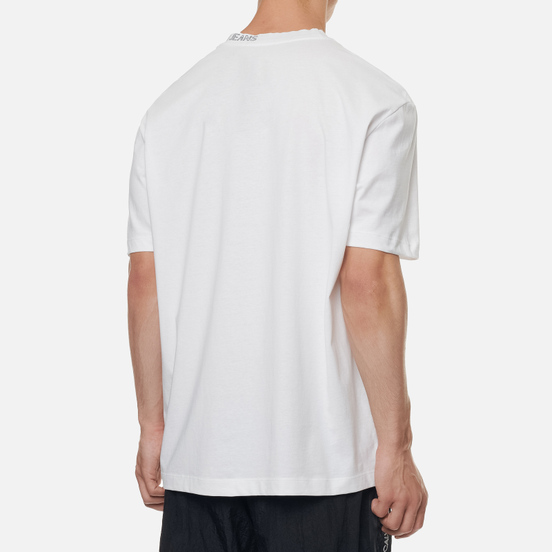 Мужская футболка Calvin Klein Jeans Collar Intarsia Bright White