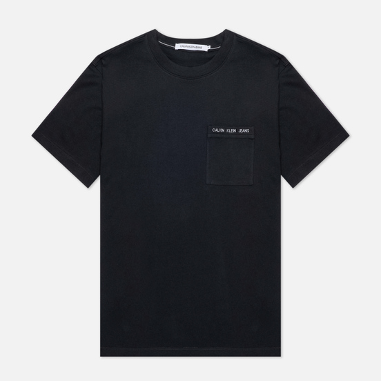 Мужская футболка Calvin Klein Jeans Intarsia Pocket Black