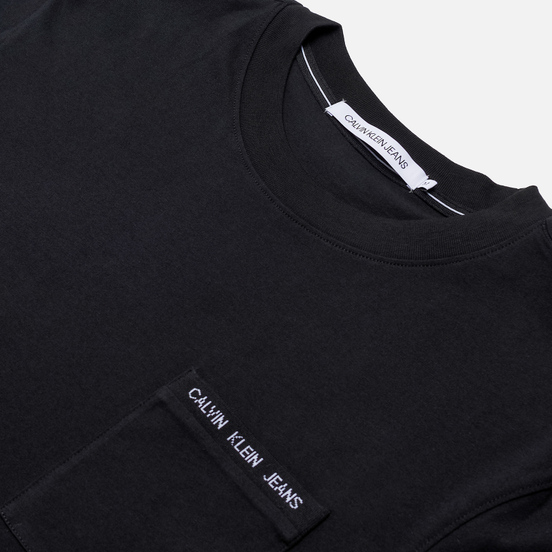 Мужская футболка Calvin Klein Jeans Intarsia Pocket Black