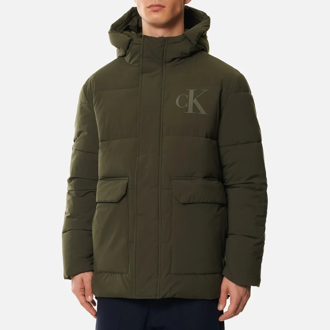 Calvin Klein Jeans Мужской пуховик Recycled Hooded
